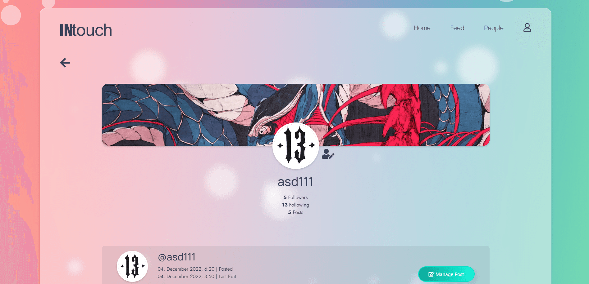 An image of the Intouch project.